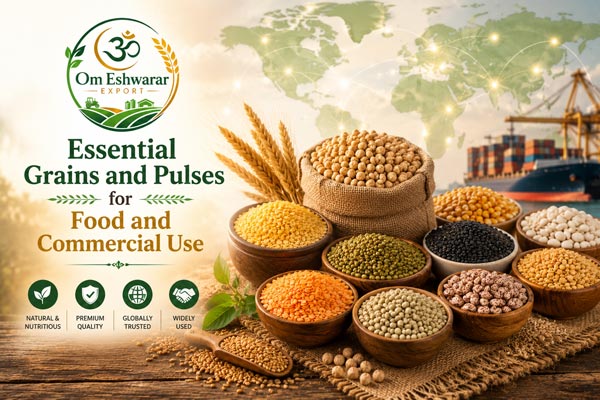 Essential Grains and Pulses for Food and Commercial Use