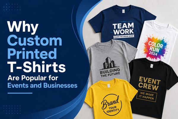 Why Custom Printed T-Shirts Are Popular for Events and Businesses