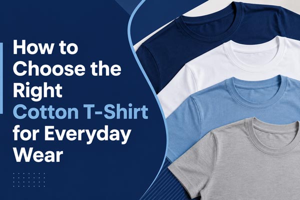 How to Choose the Right Cotton T-Shirt for Everyday Wear