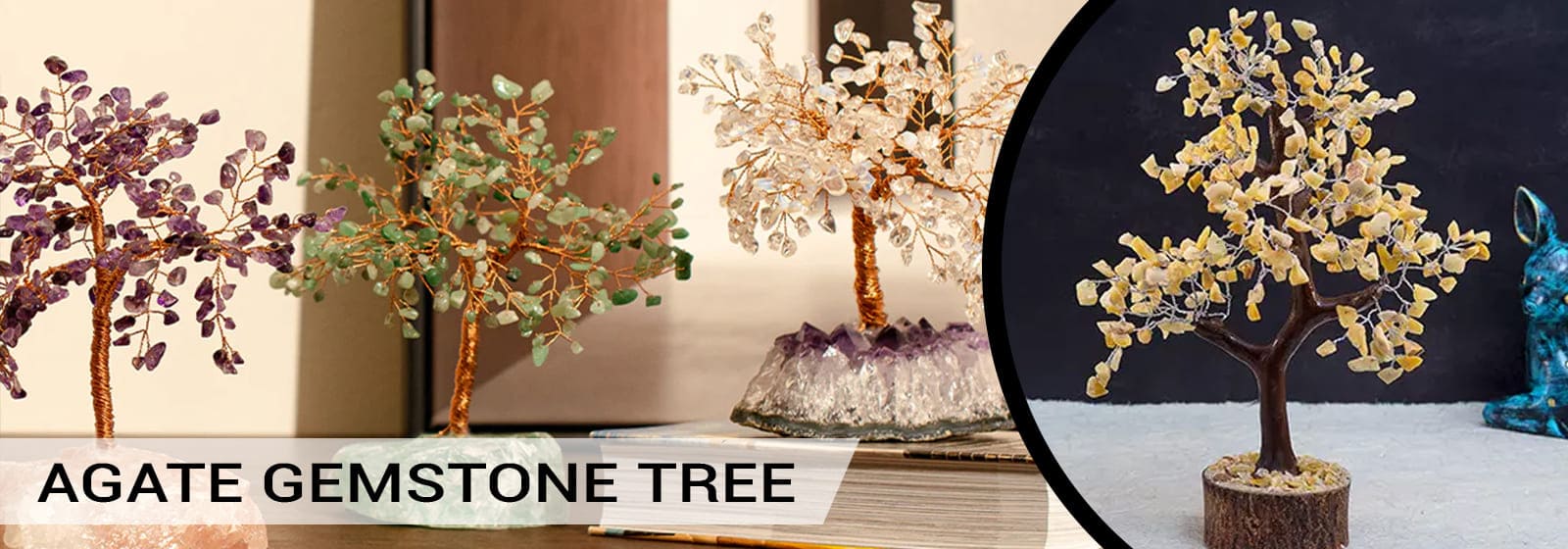 Aamir Agate Stone Tree Banner