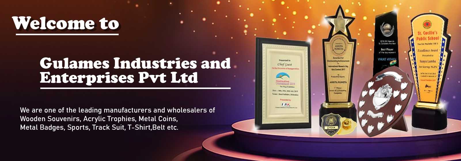 Gulames Industries and Enterprises Private Limited Banner