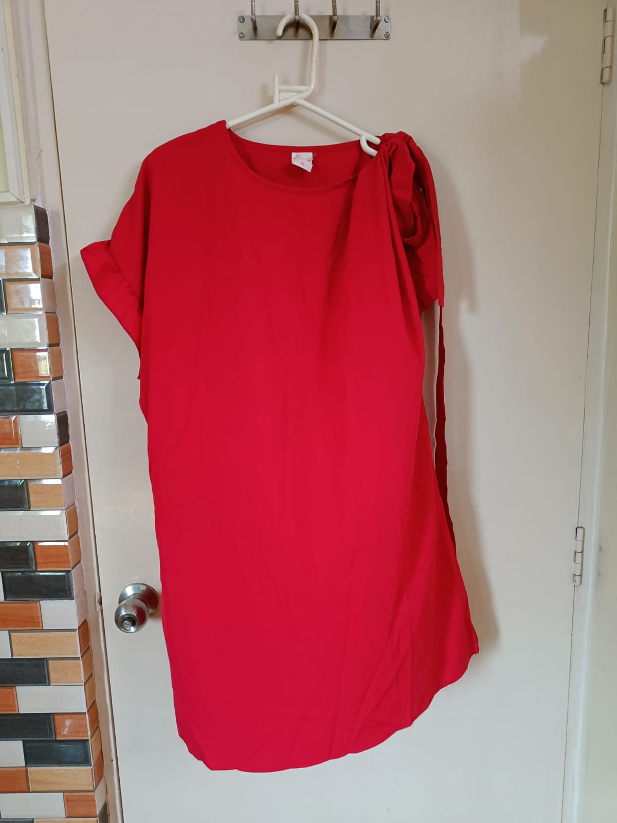 Knotted Shoulder Dress