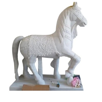 Horse Marble Statue 30inch