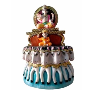 Surya Dev Marble Statue 2..