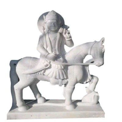 Dev Narayan Marble Statue..