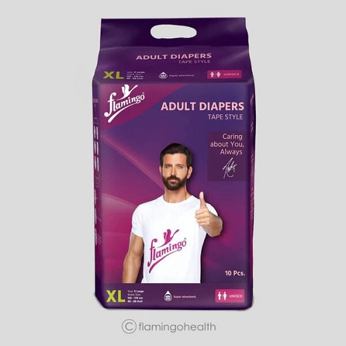 Flamingo Adult Diapers Ta..
