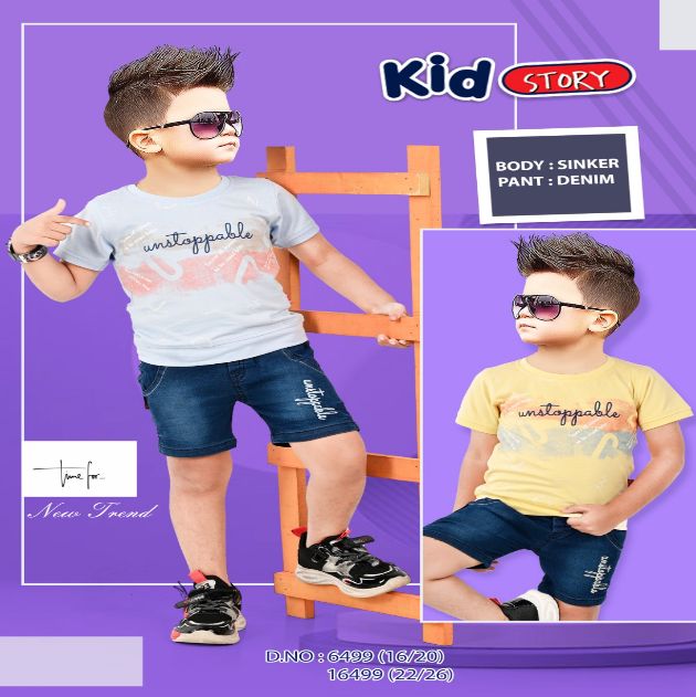Kids T Shirt Shorts Set