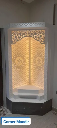 Modern Om Corian Mandir
