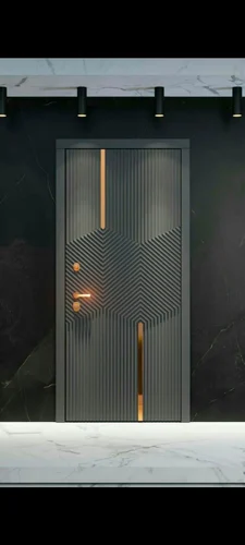 Grey HDHMR Wood Door