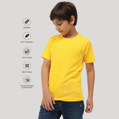 Kids Round Neck Half Slee..