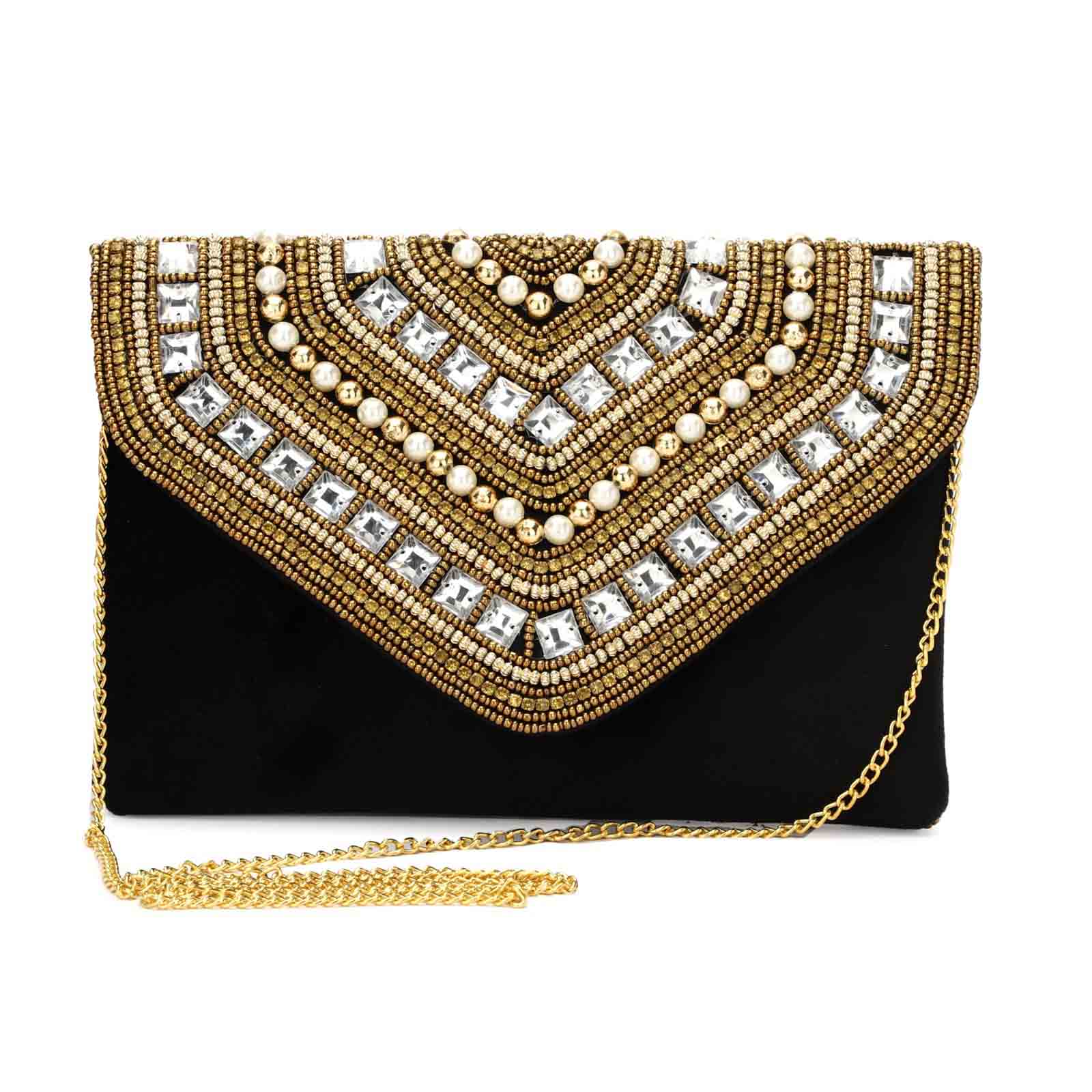 Black Gold Purse