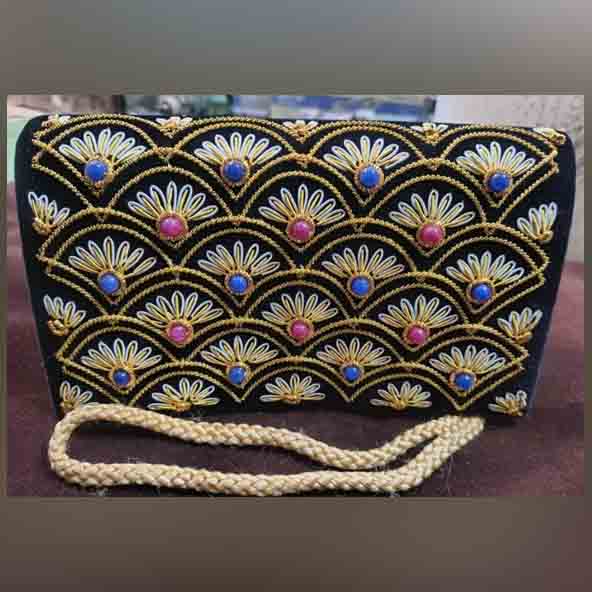 Black With Gold Embroider..