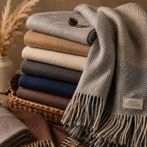 Woven Fabrics In Wool