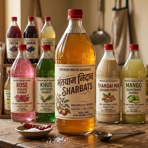 Indian Sharbats (Various Flavors)
