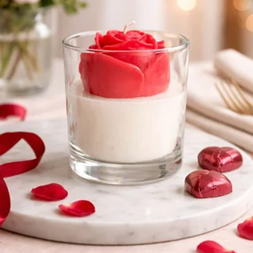 Rose Jar Candle