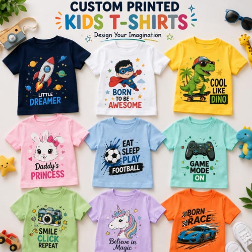 Custom Printed Kids T-Shirts