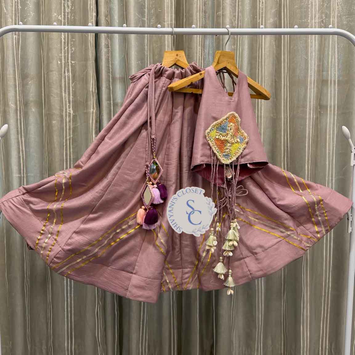 Mauve Elegance Lehenga