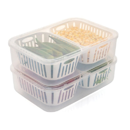 Fridge Containers 2 Compartment