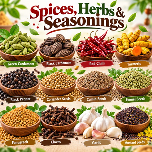 Spices, Herbs & Seasonings