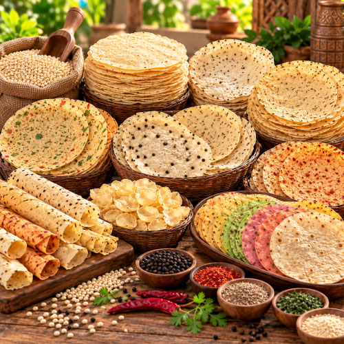 Urad Dal Papad (All Type Papad)